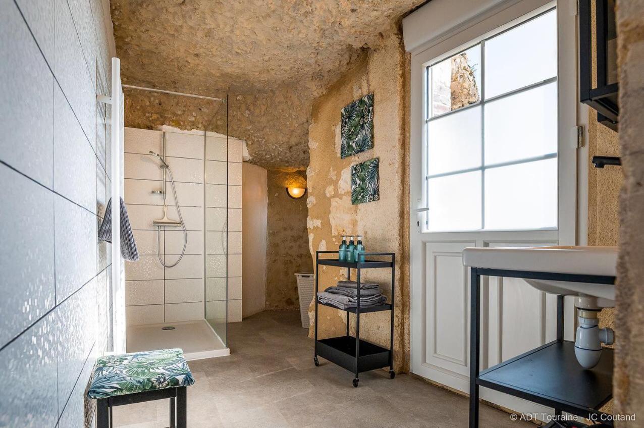 La Cavee Du Coteau, Petit Cocon Troglodytique Villa Vouvray Kültér fotó
