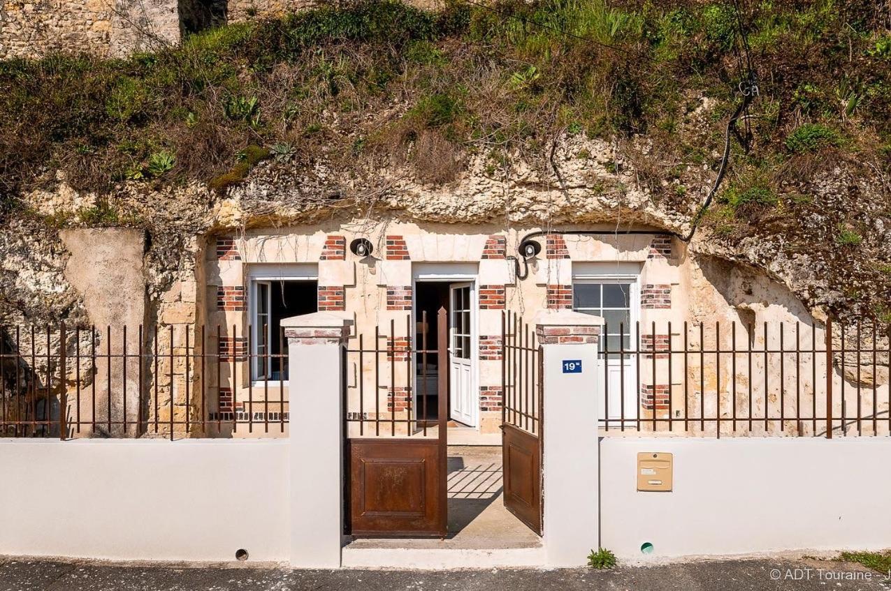La Cavee Du Coteau, Petit Cocon Troglodytique Villa Vouvray Kültér fotó